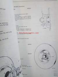 British Leyland Triumph Dolomite, Repair Operation manual Part no. 545206 - Korjausohjekirja, Katso tarkemmat mallit ja sisällysluettelo kuvista