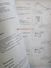 British Leyland Jaguar Series 3 V.12 &quot;E&quot; Type, Repair Operation manual - Korjausohjekirja, Katso tarkemmat mallit ja sisällysluettelo kuvista