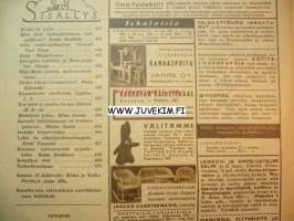 Kotiliesi 1947 nr 19. Ajankuvaa ja ruokaohjeita vuodelta 1947. Mm. sokerijuurikassiirappi.  Tampellan tehtaiden työntekijöiden elämästä kertovat artikkeli