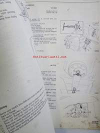 British Leyland Jaguar Series 3 V.12 &quot;E&quot; Type, Repair Operation manual - Korjausohjekirja, Katso tarkemmat mallit ja sisällysluettelo kuvista