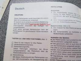 Philips FP 362 -levysoitin -käyttöohjekirja useilla kielillä