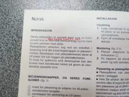 Philips FP 362 -levysoitin -käyttöohjekirja useilla kielillä