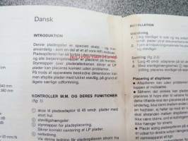 Philips FP 362 -levysoitin -käyttöohjekirja useilla kielillä