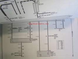 BMW Electrical Troubleshooting Manual, 5 Series ( E 34), 525i, 530i, 535i, Schematics Models 1988 Groups 00-99, elektroniikan vaianmääritys ohjekirja, Katso