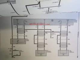 BMW Electrical Troubleshooting Manual, 5 Series ( E 34), 525i, 530i, 535i, Schematics Models 1988 Groups 00-99, elektroniikan vaianmääritys ohjekirja, Katso