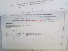 BMW Electrical Troubleshooting Manual, 5 Series Models 1988 Dianossis, elektroniikan vaianmääritys ohjekirja, Katso kuvasta tarkemmat malli ja sisällystiedot