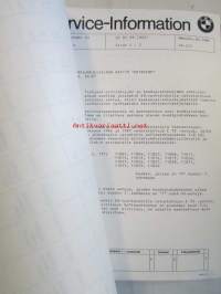 BMW Prufanleitung Fahrzeugelektrik/-elektronik Baureihe 5 - E 34 und Baureihe 7 - E 32, Modelljahr 1988, Autosähkön ja Elektroniikan koeestusohje 2. kansio, Katso