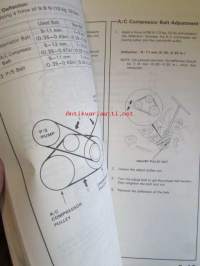 Honda Shop Manual D12B/D13B/D14A/D15B/D16BA Engine maintenance and Repair -korjaamo-ohjekirja, katso tarkemmin kuvista mahdolliset mallit ja sisällys.
