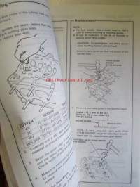 Honda Shop Manual D12B/D13B/D14A/D15B/D16BA Engine maintenance and Repair -korjaamo-ohjekirja, katso tarkemmin kuvista mahdolliset mallit ja sisällys.