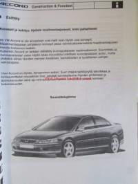 Honda Accord 1999, Honda-TTO/Koulutus 1999 katso tarkemmin kuvista mahdolliset mallit ja sisällys.