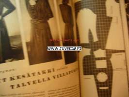 Kotiliesi 1942 nr 10, Mannerheim 75 vuotta -artikkeli ja kuvia, kevätnokkosella on monta käyttötapaa, villivihanneksia keräämme ruoan jatkoksi ja talven varaksi