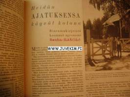 Kotiliesi 1942 nr 10, Mannerheim 75 vuotta -artikkeli ja kuvia, kevätnokkosella on monta käyttötapaa, villivihanneksia keräämme ruoan jatkoksi ja talven varaksi