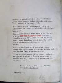 Daimler-Benz Service, Pakettiautot korjaamokäsikirja, Katso tarkemmat mallit ja sisällysluettelo kuvista