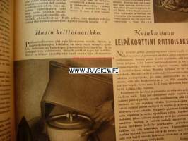 Kotiliesi 1942 nr 3, havuseppele, sotaleski etsii toimeentuloa, keittolaatikko on nyt paras apulainen