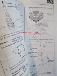 Honda Accord Shop Manual, Electrical Wiring Diagram 1987 / Honda Accord supplement 1987, Sisältää 2 eri korjauskirjaa, katson kuvista tarkemmin muut tiedot ja