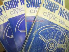Honda Civic 1300/1300 Wagon Shop Manual 1979, Honda Civic 1300/1300 Wagon Supplement (Civic 3DR/back)(Civic STN/WAG)(Civic 4DR SED), Supplement 1981, Honda Civic