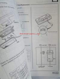 Honda Legend Shop Manual Maintenance Repair and construction 1991, Korjauskirja, katso kuvista tarkemmin muut tiedot ja sisällysluettelo
