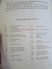 Suzuki SF 416 Service Manual - Korjauskirja, katso kuvista tarkemmin muut tiedot ja sisällysluettelo