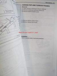 Suzuki SQ416 / SQ420 / SQ625 Service Manual Vol 1 of 2, Chassis/Electrical/Body - Korjauskäsikirja Alustan/Sähkön/Rungon, katso kuvista tarkemmin muut tiedot ja
