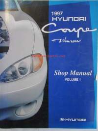 Hyundai Coupe Tibuzon Shop Manual Vol 1 1996 - Korjauskäsikirja, katso kuvista tarkemmin muut tiedot ja sisällysluettelo
