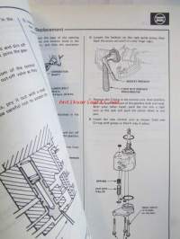 Honda Quintet Shop Manual Maintenance and Repair 1980, Honda Quintet Construction and Function (5DR H/Back) 1981, Honda Quintet Supplement 1981 - Korjauskäsikirja