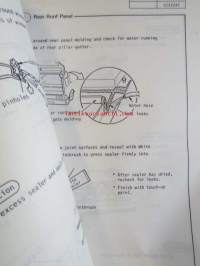 Honda Accord 4-door Aerodeck Water Leak Control 1986 - Korjauskäsikirja, katso kuvista tarkemmin muut tiedot ja sisällysluettelo