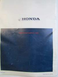 Honda Accord 4-door Aerodeck Water Leak Control 1986 - Korjauskäsikirja, katso kuvista tarkemmin muut tiedot ja sisällysluettelo