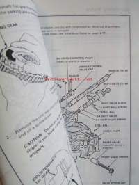 Honda Shop Manual L4 Automatic Transmission Maintenance and Repair 1987 - Korjauskäsikirja, katso kuvista tarkemmin muut tiedot ja sisällysluettelo