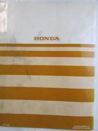 Honda Shop Manual L4 Automatic Transmission Maintenance and Repair 1987 - Korjauskäsikirja, katso kuvista tarkemmin muut tiedot ja sisällysluettelo