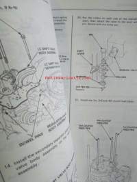 Honda Shop Manual L5 Automatic Transmission Maintenance and Repair 1987 - Korjauskäsikirja, katso kuvista tarkemmin muut tiedot ja sisällysluettelo