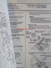Honda Shop Manual PX4B Automatic Transmission Maintenance and Repair 1987 - Korjauskäsikirja, katso kuvista tarkemmin muut tiedot ja sisällysluettelo