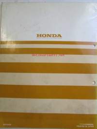 Honda Shop Manual PX4B Automatic Transmission Maintenance and Repair 1987 - Korjauskäsikirja, katso kuvista tarkemmin muut tiedot ja sisällysluettelo