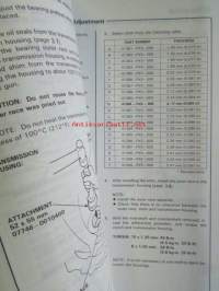 Honda Shop Manual H2 Manual Transmission Maintenance and Repair 1987 - Korjauskäsikirja, katso kuvista tarkemmin muut tiedot ja sisällysluettelo