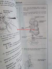 Honda Shop Manual H2 Manual Transmission Maintenance and Repair 1987 - Korjauskäsikirja, katso kuvista tarkemmin muut tiedot ja sisällysluettelo