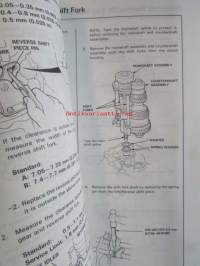 Honda Shop Manual H2 Manual Transmission Maintenance and Repair 1987 - Korjauskäsikirja, katso kuvista tarkemmin muut tiedot ja sisällysluettelo