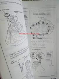 Honda Shop Manual D2 Manual Transmission Maintenance and Repair 1987 - Vaihdelaatikon Korjauskäsikirja, katso kuvista tarkemmin muut tiedot ja sisällysluettelo