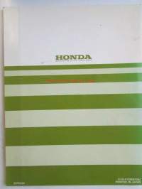 Honda Shop Manual D2 Manual Transmission Maintenance and Repair 1987 - Vaihdelaatikon Korjauskäsikirja, katso kuvista tarkemmin muut tiedot ja sisällysluettelo