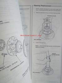 Honda Shop Manual L3 (4WD ) Manual Transmission Maintenance and Repair 1988 - Vaihdelaatikon Korjauskäsikirja, katso kuvista tarkemmin muut tiedot ja