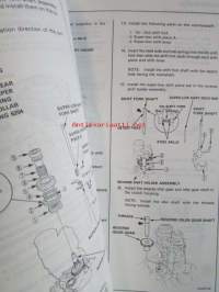 Honda Shop Manual L3 (4WD ) Manual Transmission Maintenance and Repair 1988 - Vaihdelaatikon Korjauskäsikirja, katso kuvista tarkemmin muut tiedot ja