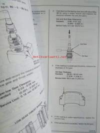 Honda Shop Manual L3 (4WD ) Manual Transmission Maintenance and Repair 1988 - Vaihdelaatikon Korjauskäsikirja, katso kuvista tarkemmin muut tiedot ja