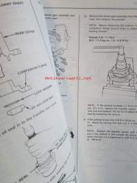 Honda Shop Manual L3 (4WD ) Manual Transmission Maintenance and Repair 1988 - Vaihdelaatikon Korjauskäsikirja, katso kuvista tarkemmin muut tiedot ja