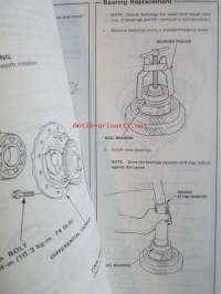 Honda Shop Manual L3 (4WD ) Manual Transmission Maintenance and Repair 1988 - Vaihdelaatikon Korjauskäsikirja, katso kuvista tarkemmin muut tiedot ja