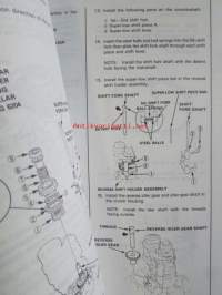 Honda Shop Manual L3 (4WD ) Manual Transmission Maintenance and Repair 1988 - Vaihdelaatikon Korjauskäsikirja, katso kuvista tarkemmin muut tiedot ja