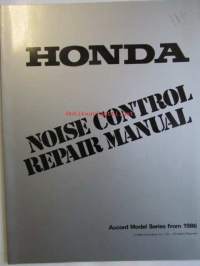 Honda Noise Repair Manual Accord Model Series from 1986, katso kuvista tarkemmin muut tiedot ja sisällysluettelo