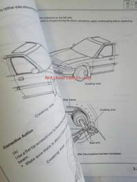 Honda Noise Repair Manual Accord Model Series from 1986, katso kuvista tarkemmin muut tiedot ja sisällysluettelo