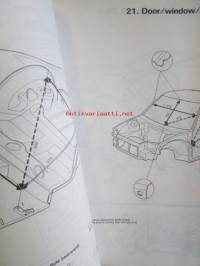 Honda CiRX Shop Manual Body Repair 1988 - Rungon korjauskirja, katson kuvista tarkemmin muut tiedot ja sisällysluettelo