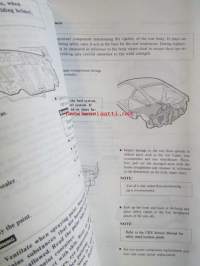 Honda CiRX Shop Manual Body Repair 1988 - Rungon korjauskirja, katson kuvista tarkemmin muut tiedot ja sisällysluettelo