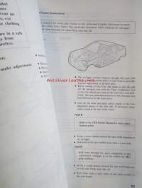 Honda CiRX Shop Manual Body Repair 1988 - Rungon korjauskirja, katson kuvista tarkemmin muut tiedot ja sisällysluettelo