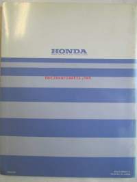 Honda CiRX Shop Manual Body Repair 1988 - Rungon korjauskirja, katson kuvista tarkemmin muut tiedot ja sisällysluettelo