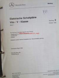 Mercedes-Benz  Diagnose-Handbuch Vito / V-Klasse Band Band 2, mukana band 1 avaamattomana pakettina - Viton vianmääritys, Katso kuvista tarkemmin mallimerkinnät